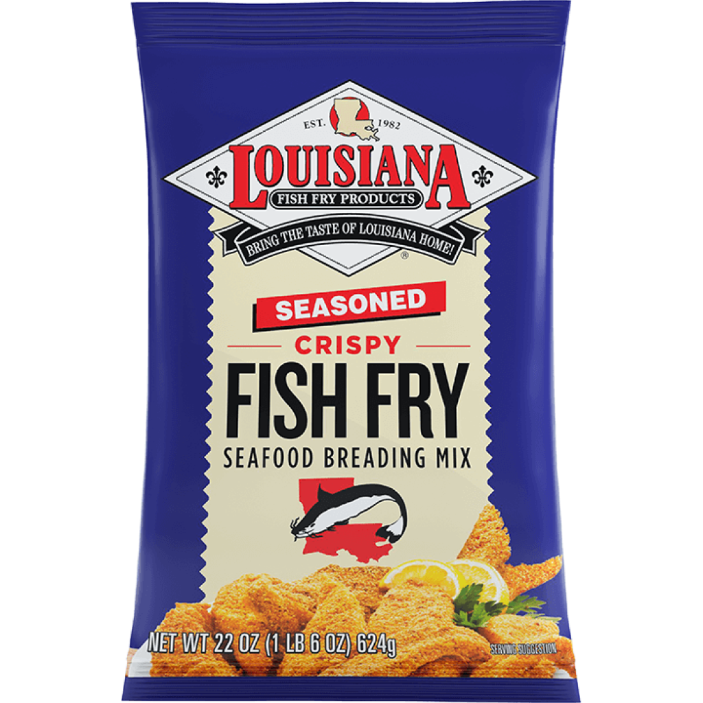 Louisiana Fish Fry Seasoned Crispy Fish Fry Bag 22 oz Bag