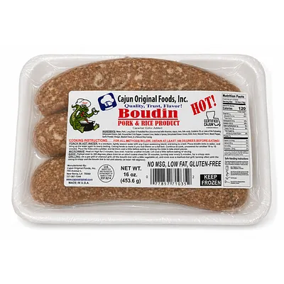 Cajun Original Pork Boudin Spicy