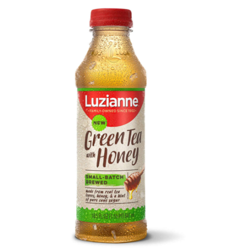 Luzianne Ready to Drink Sweet Green Tea with Honey 18.5 fl oz