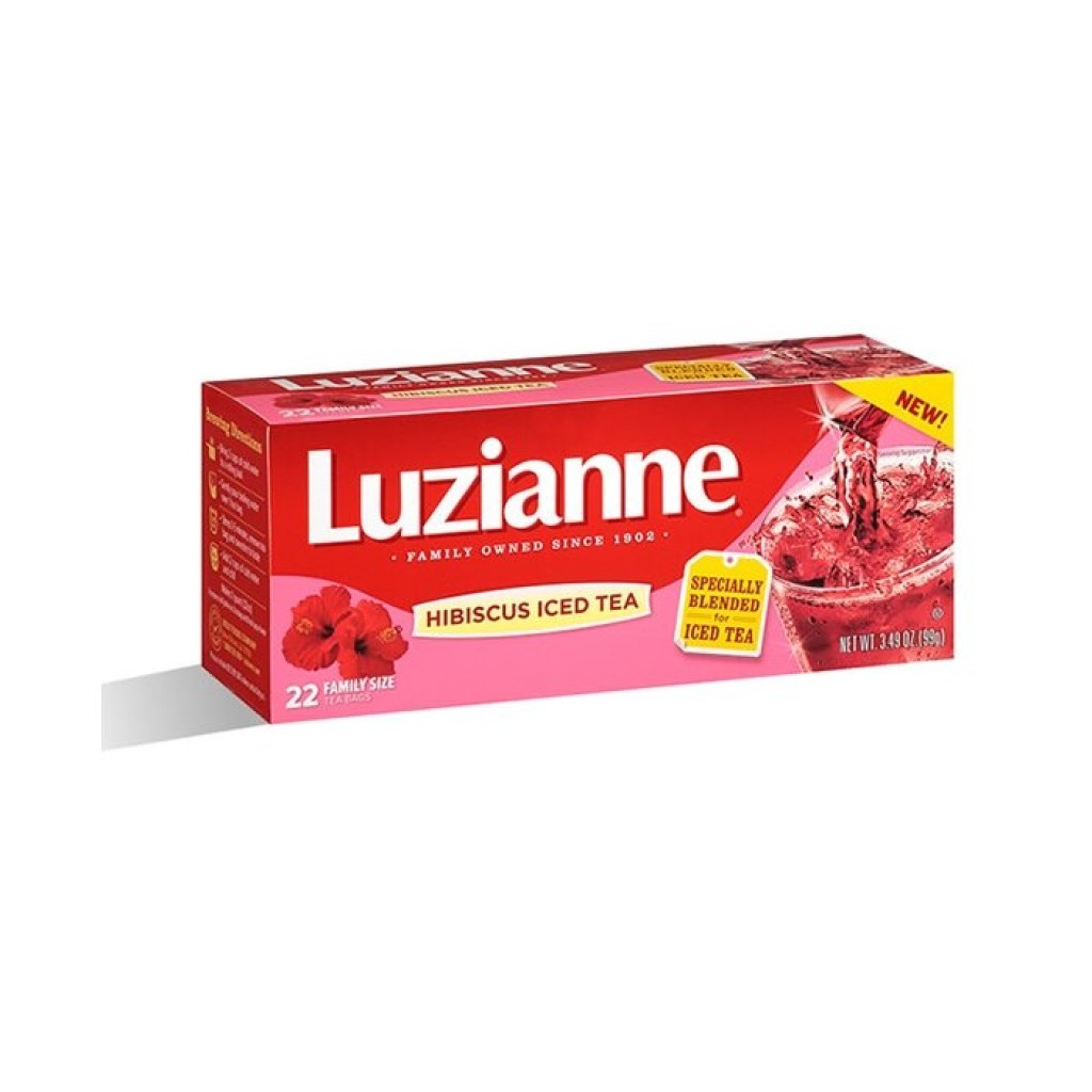 Luzianne Hibiscus Tea - Family Size (22 Count)