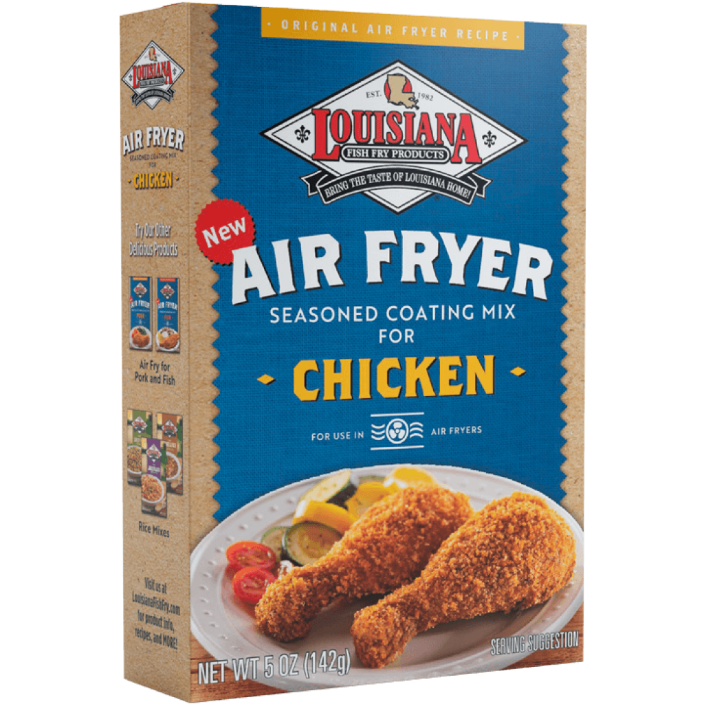 Louisiana Fish Fry Chicken Air Fryer Seasoned Coating Mix 5 oz