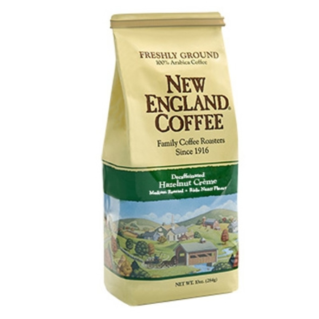 New England Coffee Hazelnut Creme Decaf Ground 10oz Catalog