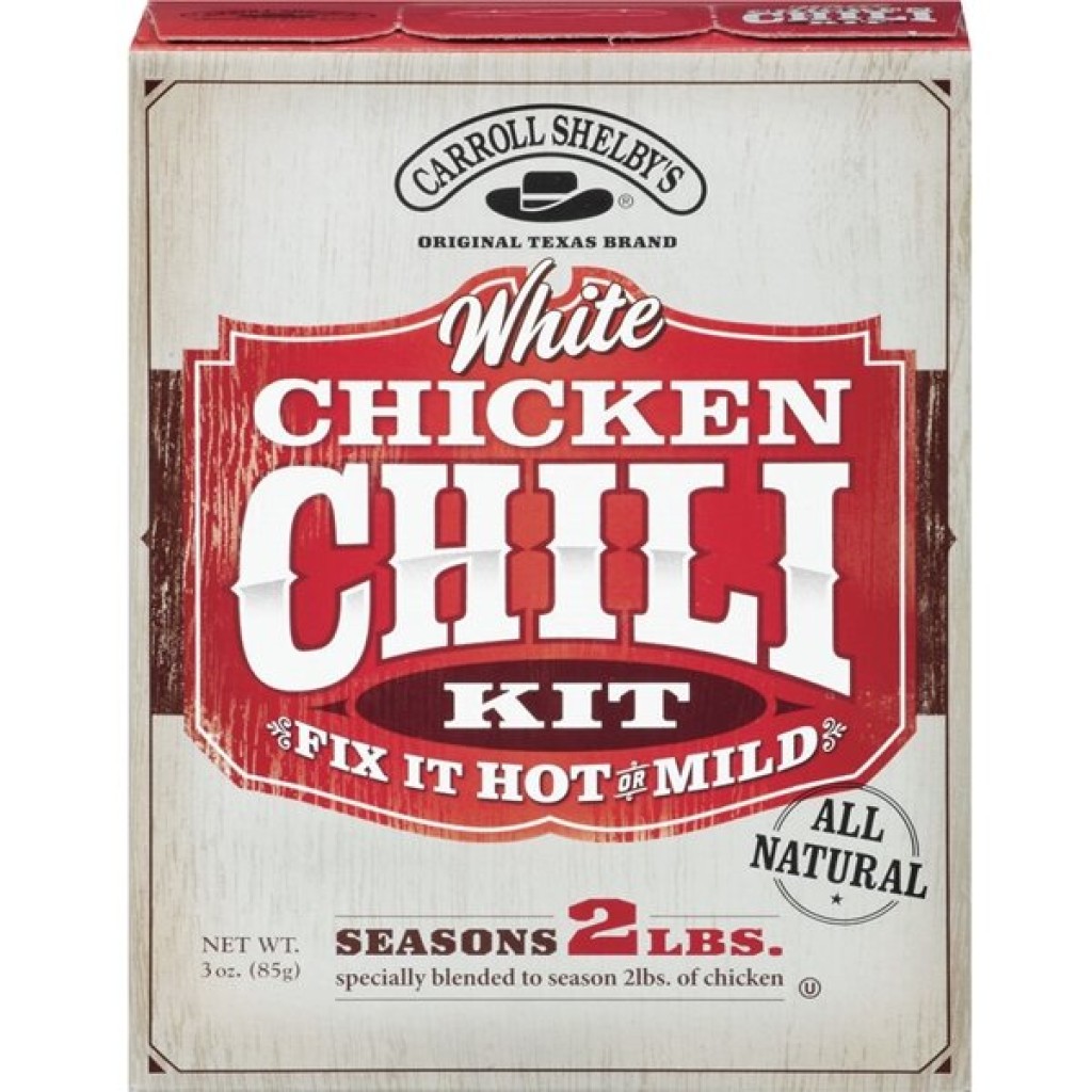 CARROLL SHELBY'S White Chicken Chili Kit catalog