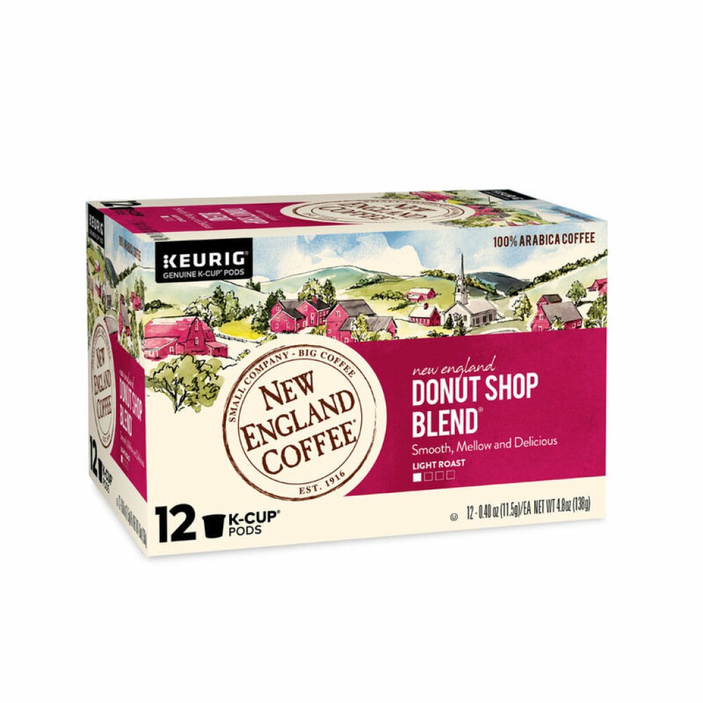New England Coffee Donut Shop Blend Single Serve 12 ct Box catalog