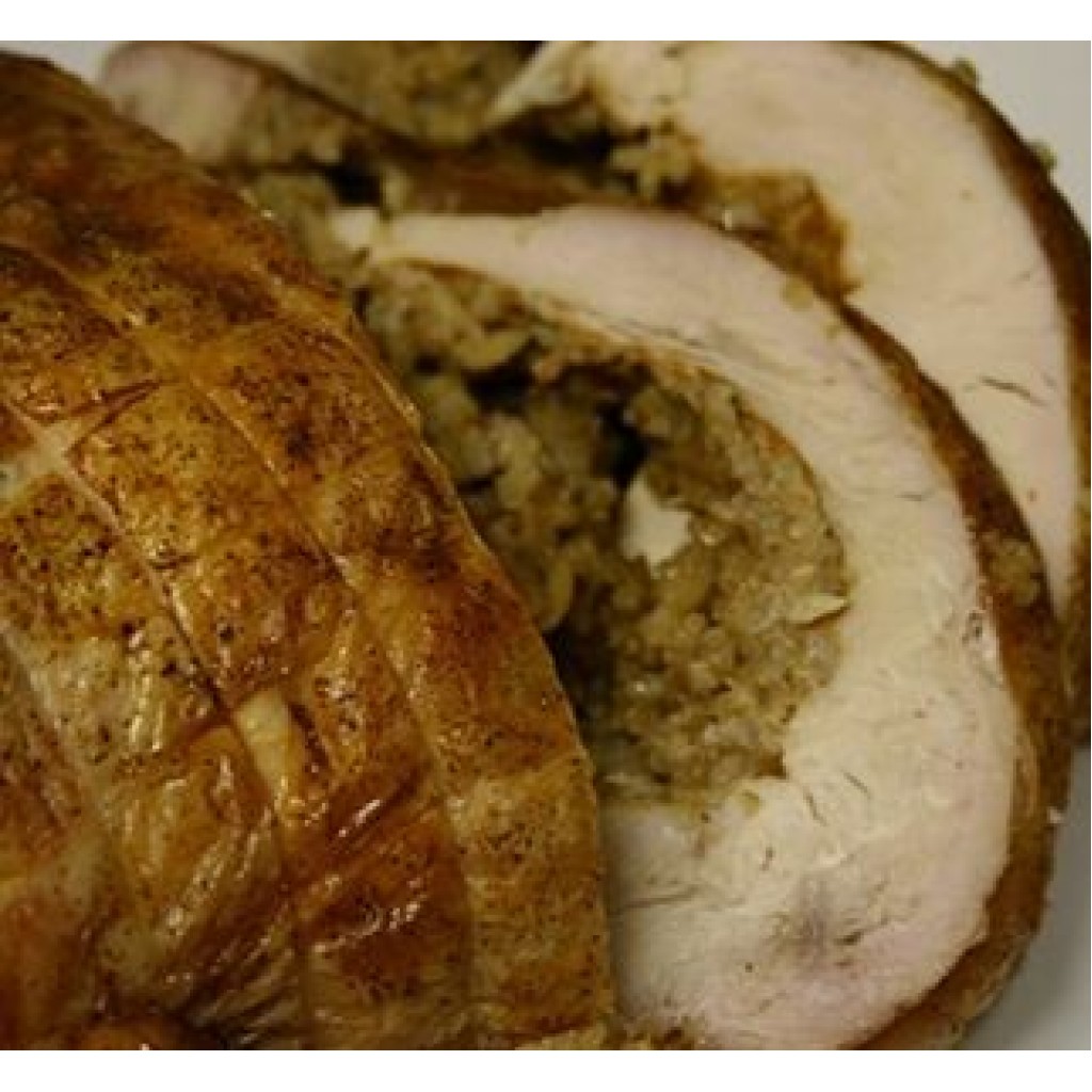 Premium Turducken Roll with Creole Pork & Cornbread Dressing 4 lbs