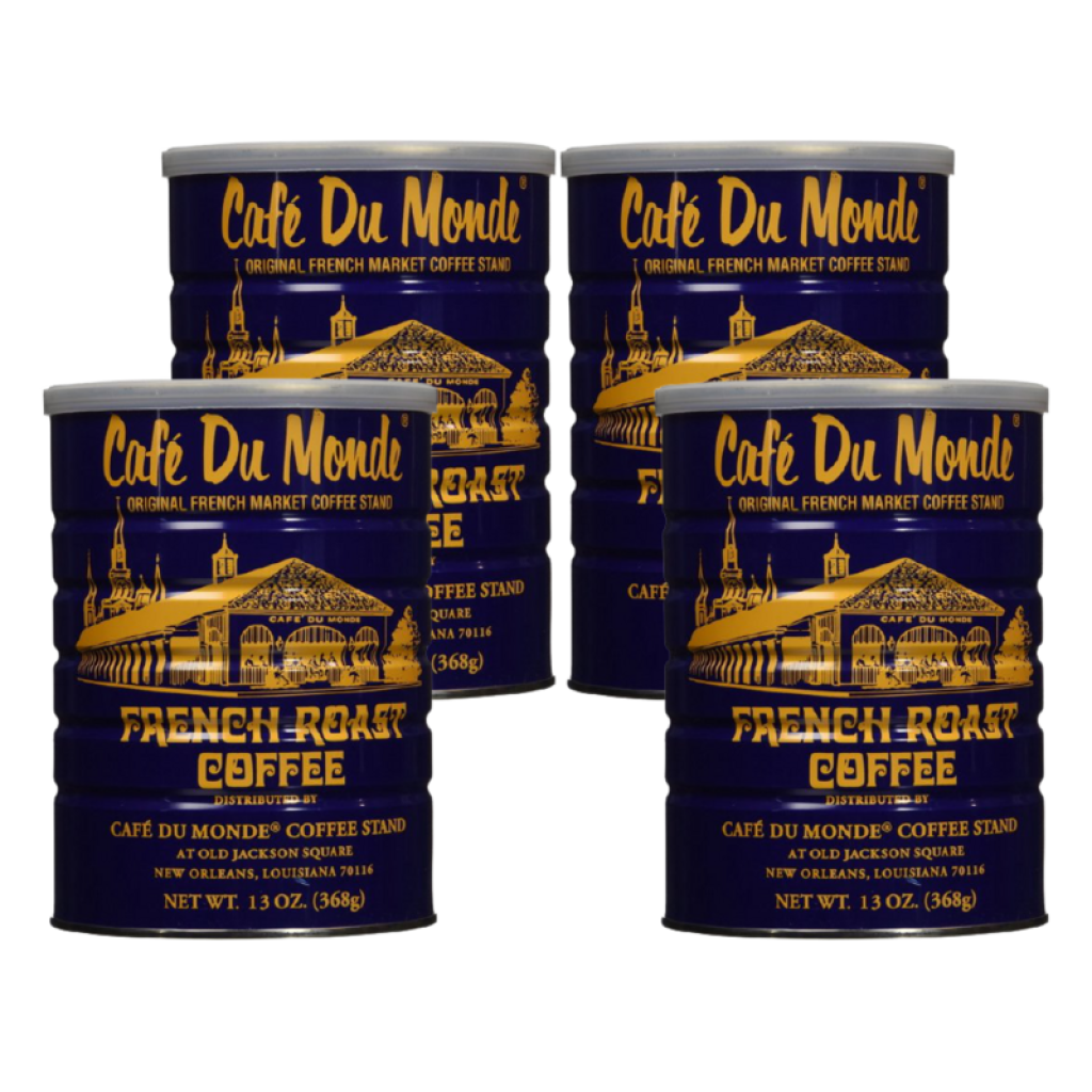 Cafe Du Monde French Roast Coffee 13 oz - 4 Pack