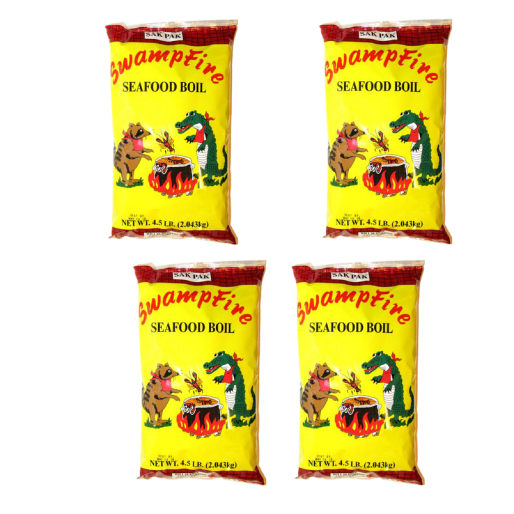 Swamp Fire Seafood Boil 4.5 lb - Pack of 4