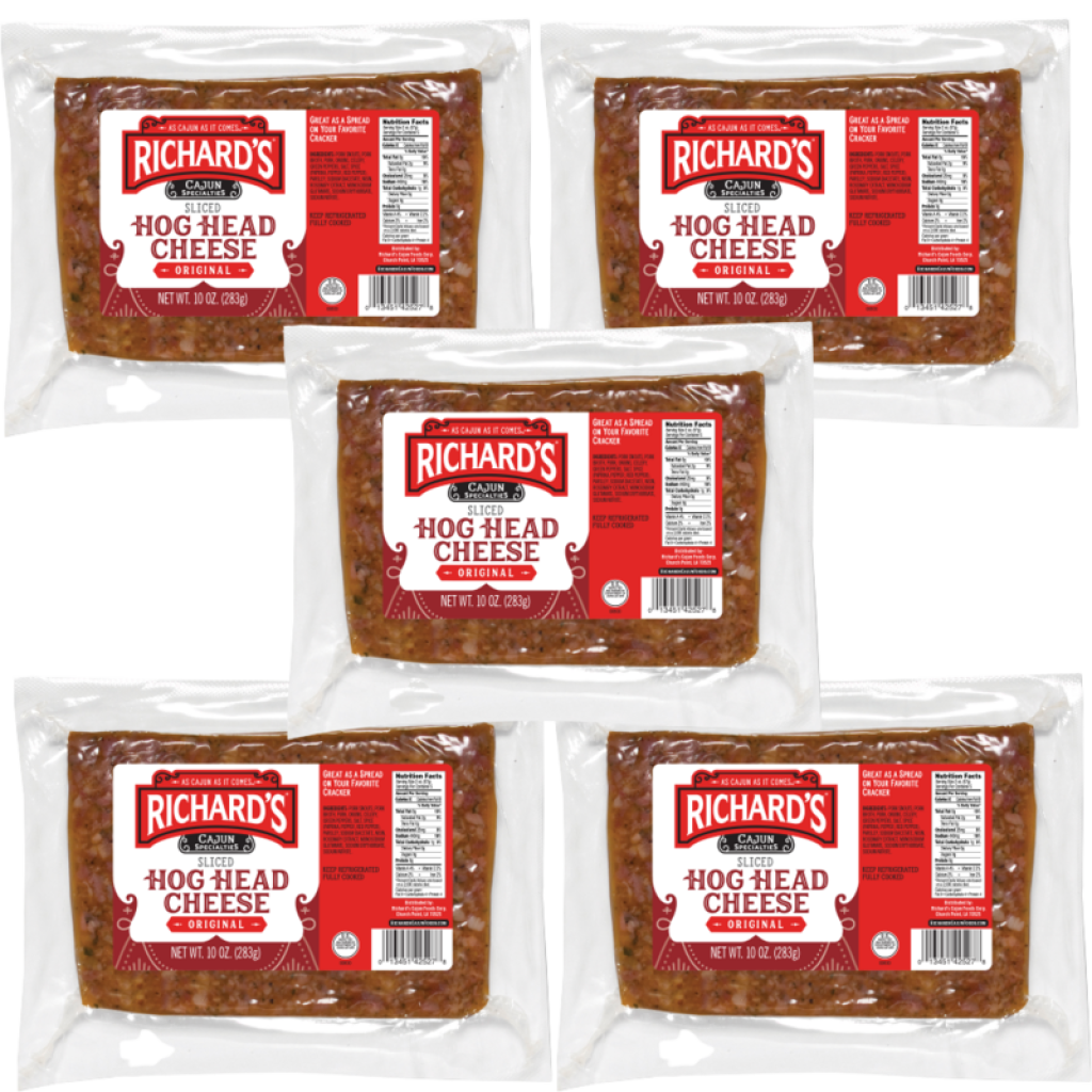 Richard's Hog Head Cheese 10 oz Pack of 5