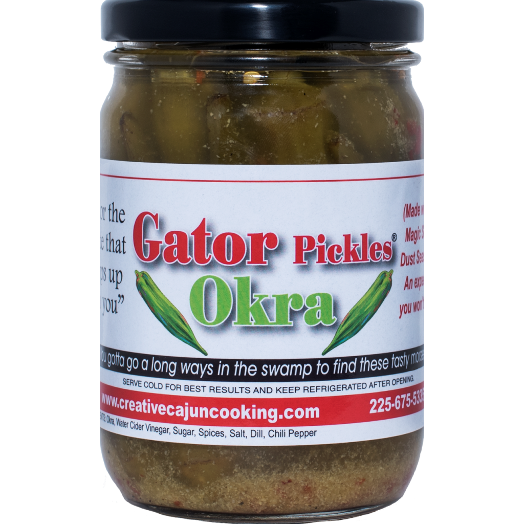 Gator Pickled Okra 14.5 oz. Jar