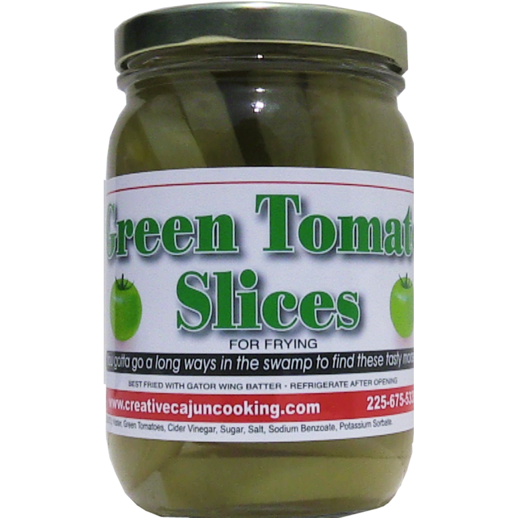 Creative Cajun Cooking Green Tomato Slices 14.5 oz