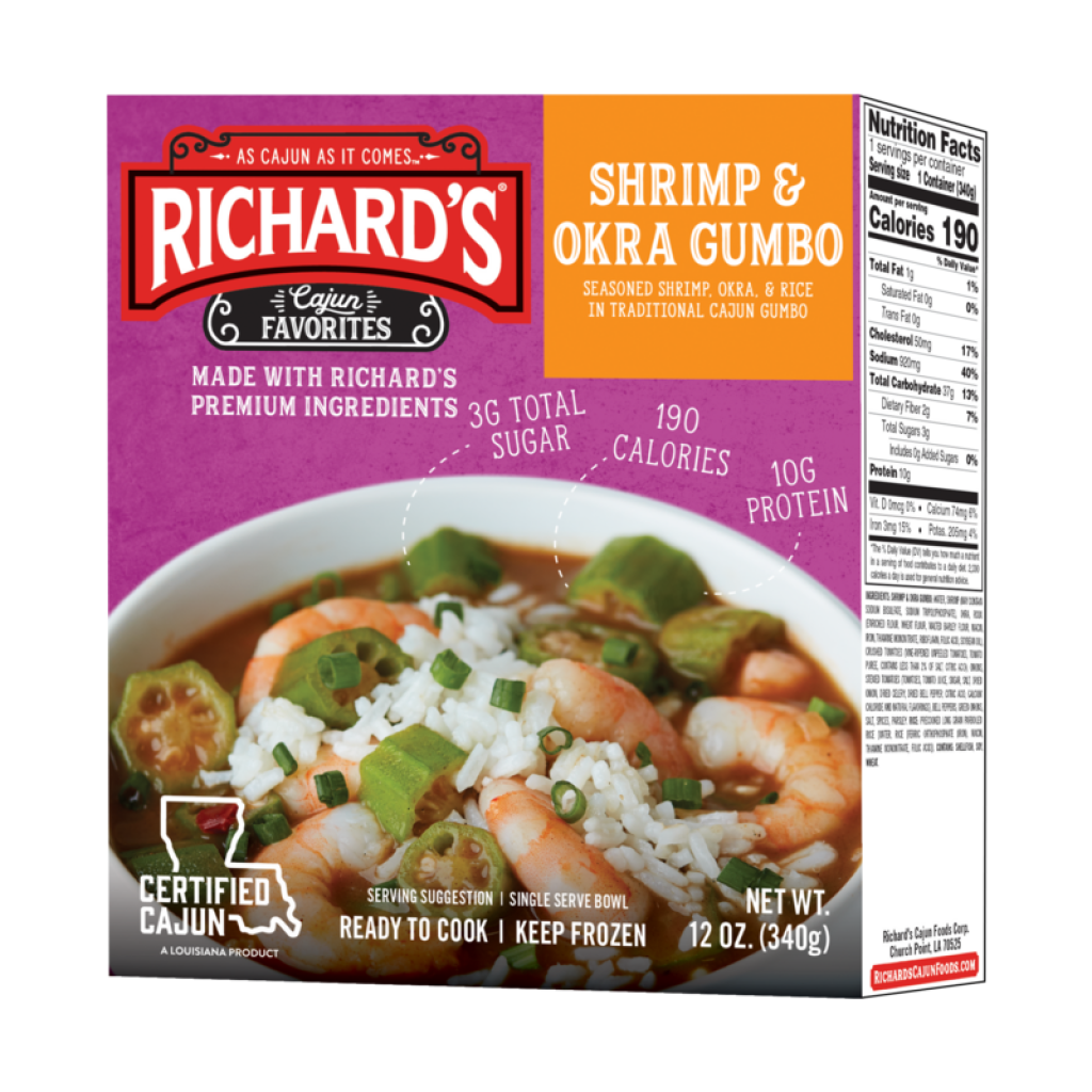 Richard's Shrimp & Okra Gumbo single serve