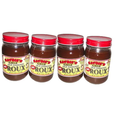 Savoie's Old Fashioned Dark Roux 16 oz (4 pack)