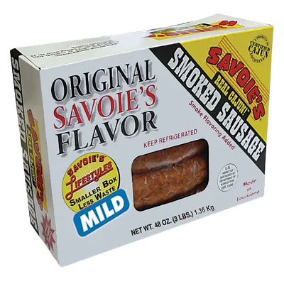Savoie's Smoked Mixed Mild Sausage 3 lb