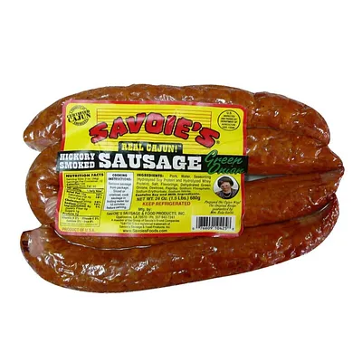 Savoie's Smoked Green Onion Sausage / 24 OZ./ 1.5 lb
